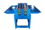 Steel Strip 4kw Sheet Metal Slitting Machine 0.6mm Plate PLC Control 380V
