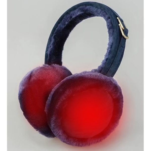 China Graphene Heated Ear Warmer Fleece Material 45degree Temperature factory