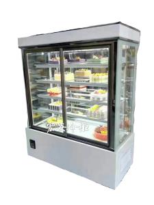 China Energy Saving Cake Display Chiller , Refrigerated Cake Display Case factory