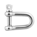 General Industry Stainless Steel Chain Lifting D Shackle 304L 316L Rigging