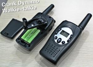 China Crank dynamo wind up portable radio walkie talkie telecommunication factory
