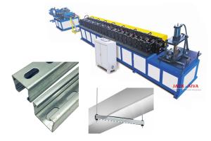 China C Channel Machine Slotted Galvanized Steel Unistrut 1.2mm 1.8mm factory
