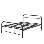 Customizable Black Cast Iron King Beds , Cast Iron Full Size Bed Frame