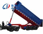 40 Tons 40 Cubic Meter Container Tipper Truck Semi Trailer Featuring 10 Leaf