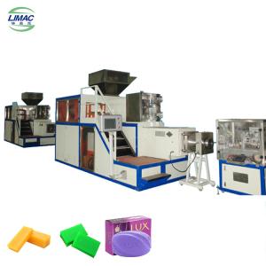 China Complete High Capacity LIMAC 1000kg/h Solid Soap Noodle Making Machine Production Line factory