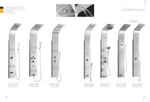 China Luxury Pulse Shower Panels Fittings For Real Estate Property / Apartments factory