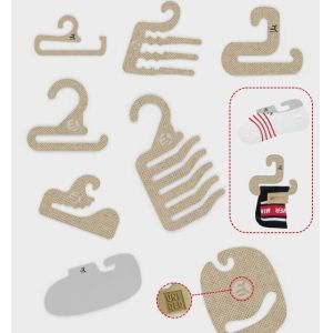 Eco Friendly Recycled Paper Cardboard Sock Hanger 1.5mm Thickness For Commercial