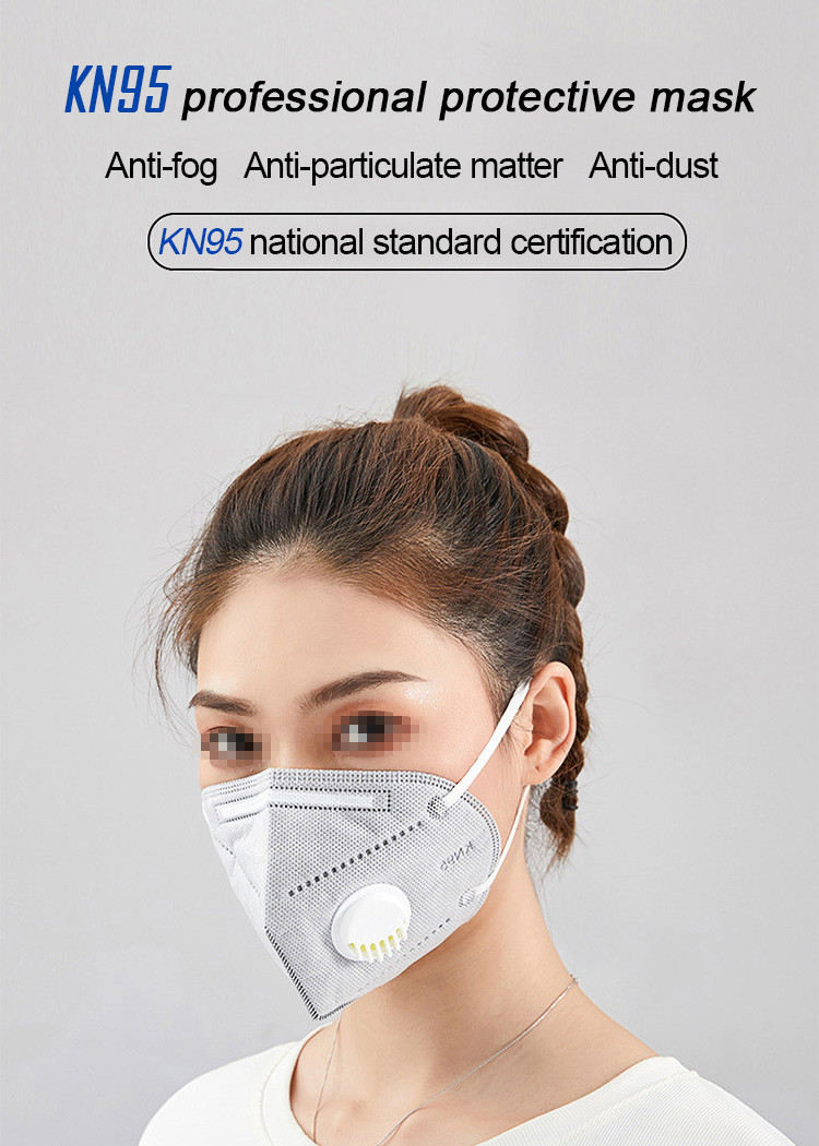 Anti Fog Riding Valved Dust Mask , PM2.5 Face Mask With Breathing Valve