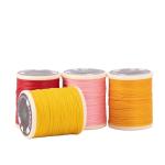 0.55mm Waterproof Polyester Bonded Round Waxed Thread for Leather Sewing Hand