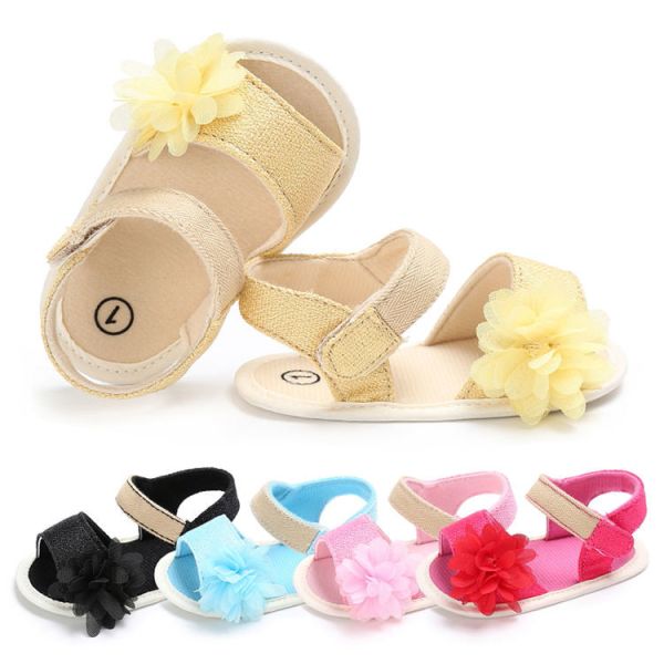 China 2019 New style infant Sandals Sakura Flower Japanese style Toddler Slipper baby shoes for Girl factory