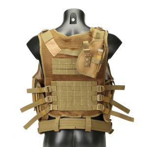Custom Camouflage Lightweight Body Armor Tactical Vest Multifunctional Summer
