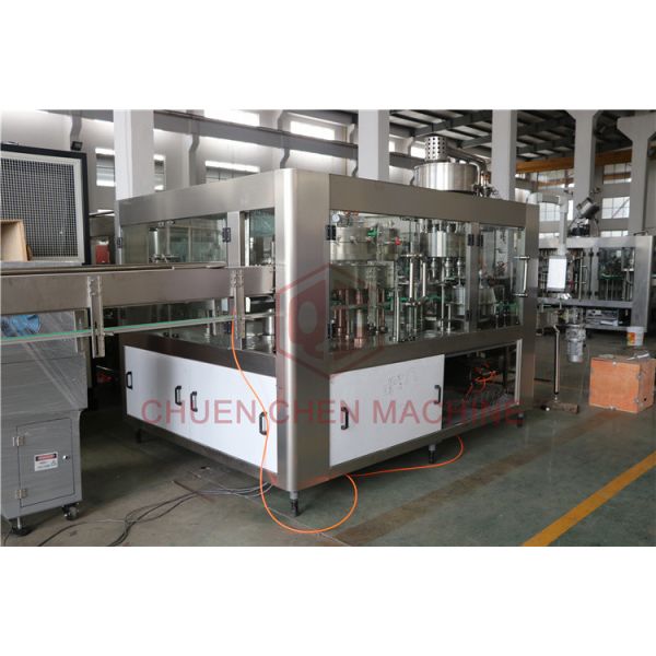 PLC Carbonated Drink Filling Machine Balanced Pressure Automatic Bottle Filling