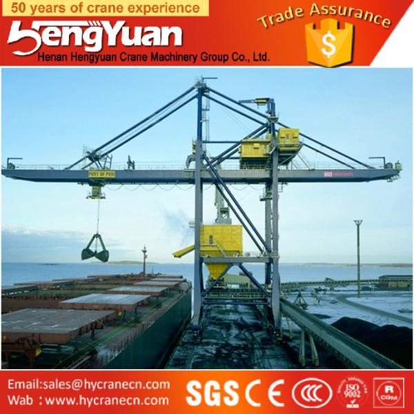 China Widely used portal crane, two jaws electric grab Ship-unloader factory