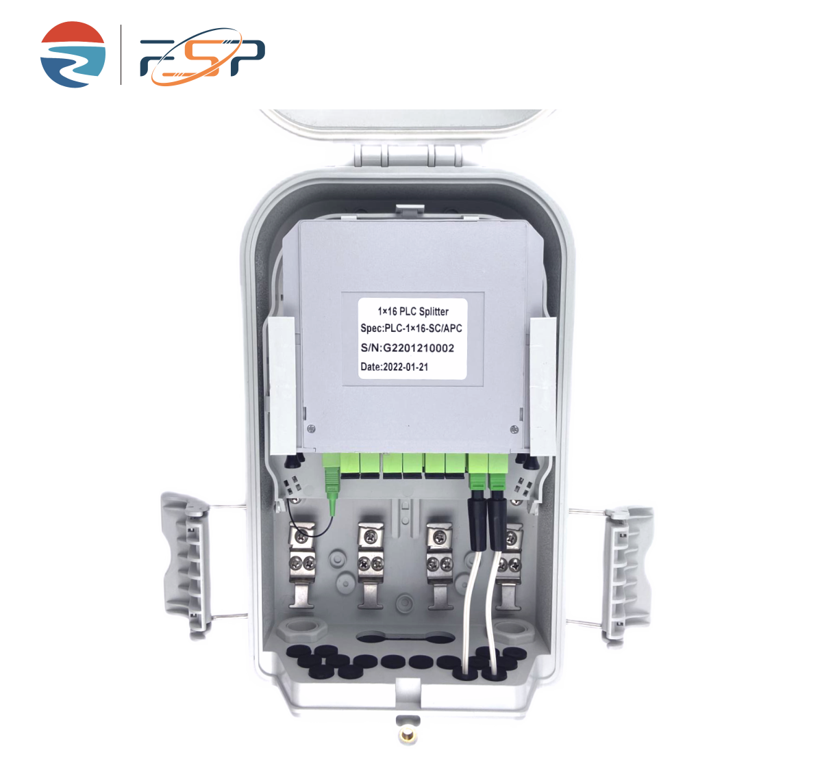 16 Port FTTH Fiber Optic Terminal Box IP65 Wall Pole Mount Outdoor Cajas for FTTx