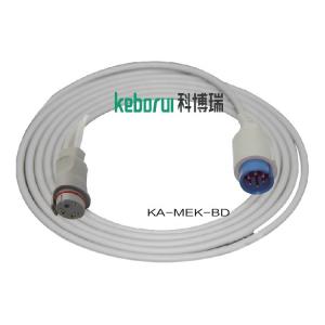 China Anti Defibrillation MEK 6 Pin IBP Adapter Cable To BD Transducer factory