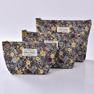 China Pure Color Waterproof Polyester Pouch Clutch Bag Cosmetic Bag For Women factory