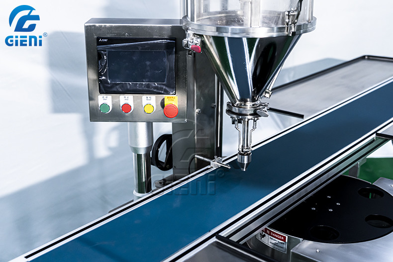 Filling Online Mode Cosmetic Powder Press Machine