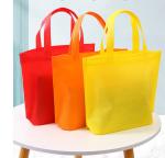 Non Woven Party Favor Bags Colorful Reusable Bags Non Woven Solid Color Reusable