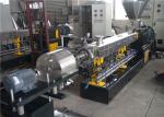 LLDPE TPR Plastic Pelletizing Machine 45＃Forged Steel Barrel Water Cooling Type