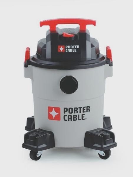 6 Gallon Commercial Wet Dry Vacuum Cleaner Poly Material Gray Color Upright