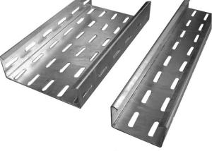 China Galvanized Steel 2.4m Electrical Wire Tray Q235B Steel Hot Dip Cable Tray factory