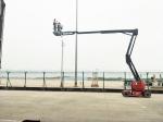 17 Meter Electric Articulated Boom Lift 17 M Man Lift Cherry Picker 16m