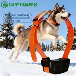 China 4000mAh GPS+LBS Dog Tracker Collar With Real-Time Positioning &amp; Voice Intercom Character Count factory