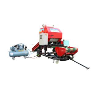 China 50hz 1000kg/Hr Silage Round Baler Corn Mini Hay Lawn Mower factory