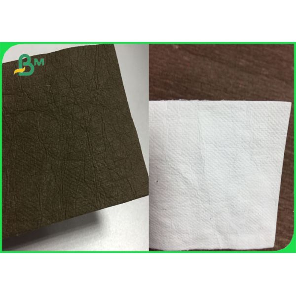 Brown Washable Kraft Liner Paper / Fabric Kraft Paper Sheets For Handbag
