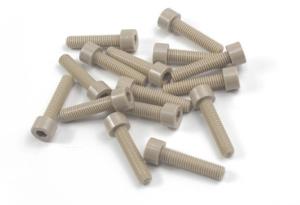 China High Precision Virgin Peek Set Screws Bolts / Peek Socket Head Cap Screws factory