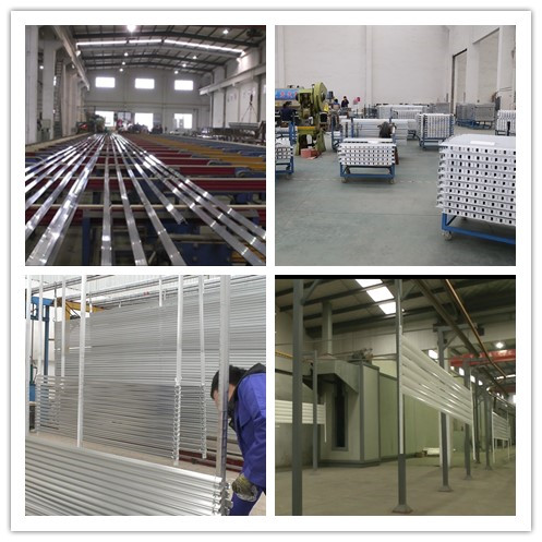 Cooling Industrial Fan Blades Replacement Slotted Aluminum Extrusion Weather Resistance