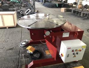 China Conventional 10T Tube Welding Positioner , 0.14rpm Turn Table For Welding factory