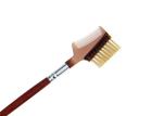 Comb Eye Brow Brush Set Promotion Bristle Hair 110mm Long Handle