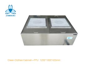 China SS304 Fan Filter Unit Class 100 Clean Clothes Cabinet Laminar Flow Hood FFU On The Top factory