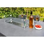 Outdoor Luxury Bar Set Furniture Aluminum Garden Furniture Dining Set with Fire