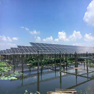 China Precast Pile Single Post Solar Ground Mount Systems For Fishing - Light Complementary factory