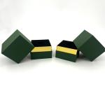 Custom Green Square Cosmetic Box for Aromatherapy Candles