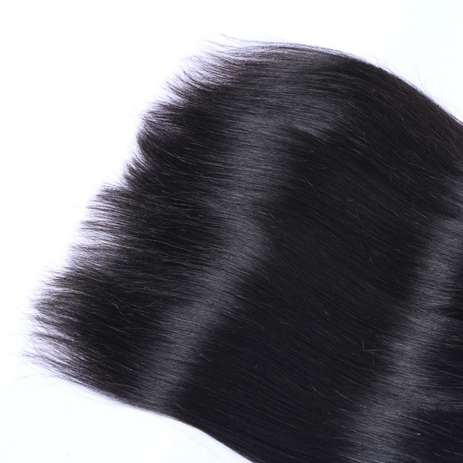 Malaysian Straight Raw Hair Bundles 3/4 100% Human Hair Extension Weaving