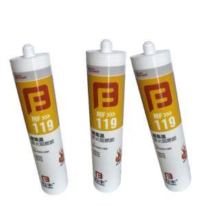 China High Temperature Silicone Fireproof Sealant White 350 Fire Stop factory