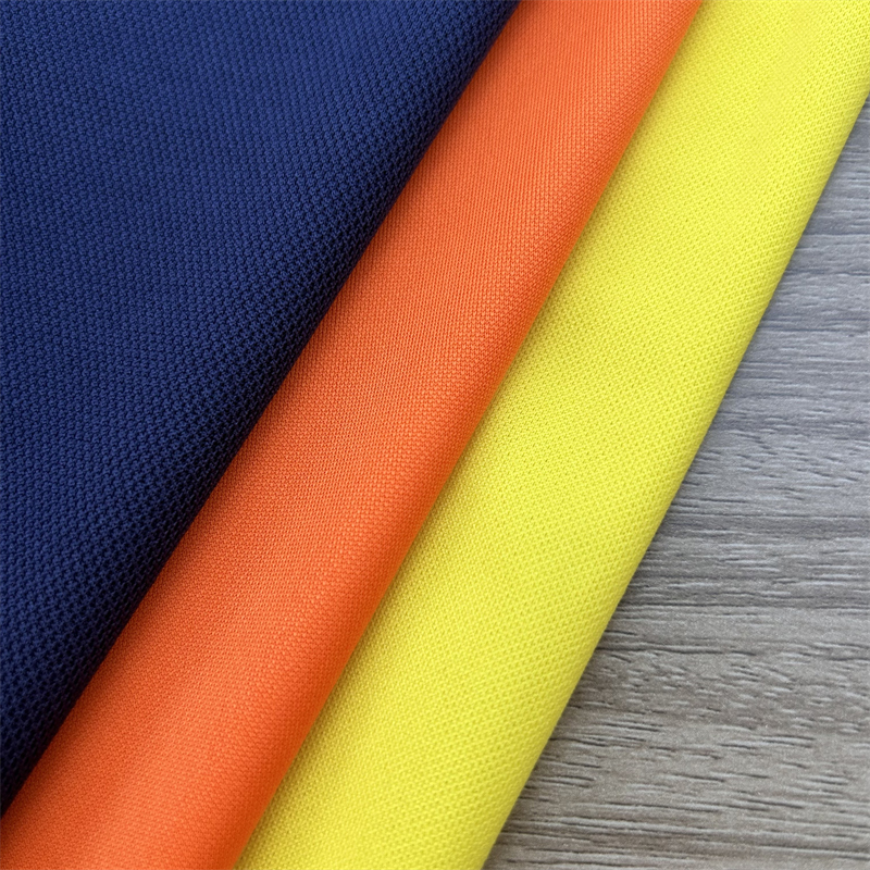 Garment Materials Polyester Pique Fabric For Polo Dresses Making