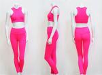2 Piece Yoga Sets Clothing , Womens Fitness For Clothing Gym Exercise
