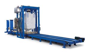 China 1 Tonne Candy Jumbo Bagging Machine For Rice Grain Big Bag Loading System factory
