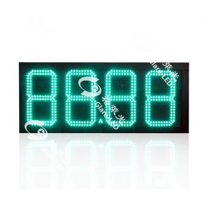 China Oil Petrol Station Price Board 5000/M2 8000cd/M2 Resolution Gas Price Sign Led factory