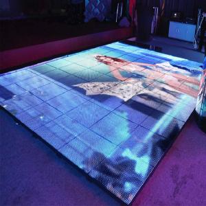 China P7.75mm RGB Color Screen Display LED Lighted Dance Floor For Wedding Party Stage factory
