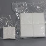 High Absorbent 4x4 Cleanroom Microfiber Wipes Laser Cut Class 100 Wipes