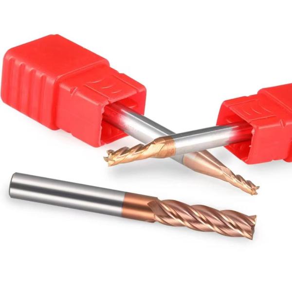 4-Flute Flat End Mills HRC55 Tungsten Carbide Cemented Hard Alloy Milling Cutter