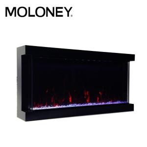 China 1000mm 40'' 3 Sided Electric Fireplace Insert Elegant Style Decoration Stove factory