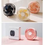 DC5V/1A 4.2W Battery Type Rechargeable Desktop Air Cooling Fans with 3X Speed