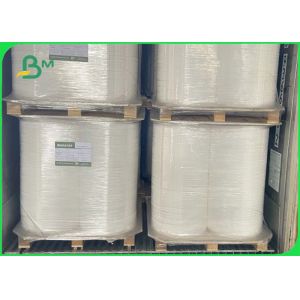 Biodegradable 28gram White Straw Wrapping Paper 26mm / 35mm * 5000m Rolls