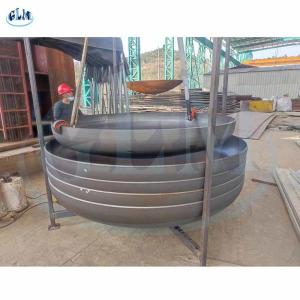 China Carbon Steel Elliptical Dished Heads 3500mm Diameter 20mm Thickness factory